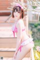 [霜月shimo] Megumi Kato 加藤恵 Swimsuit Version