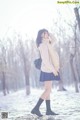 Coser@周叽是可爱兔兔 Vol.028: 雪景JK (15 photos)